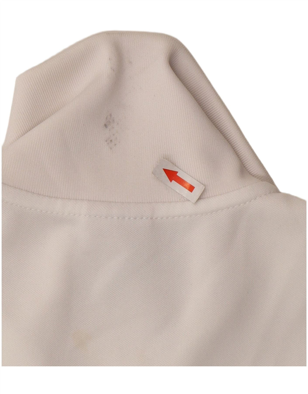Nike Womens Tracksuit Top Jacket UK 8/10 Small White Polyester