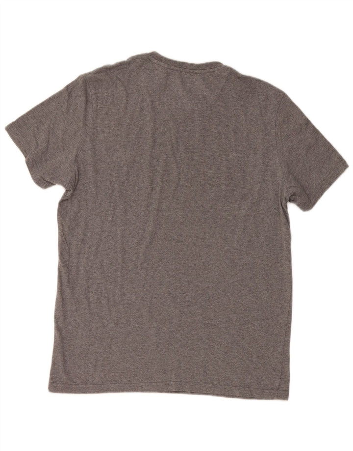 LYLE & SCOTT Mens T-Shirt Top Medium Grey Cotton