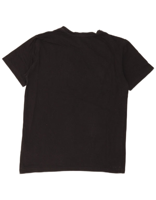 T-Shirt Grafica Trussardi Bambino 15-16 Anni Nera in Cotone