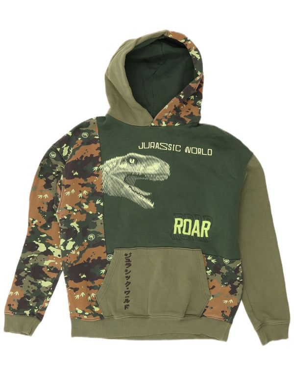 Marks & Spencer Boys Jurassic World Hoodie Jumper 13-14 år Grøn
