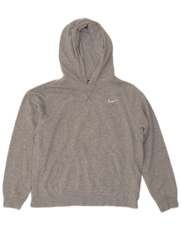 Nike Jungen Kapuzenpullover, 13–14 Jahre, XL, graue Baumwolle