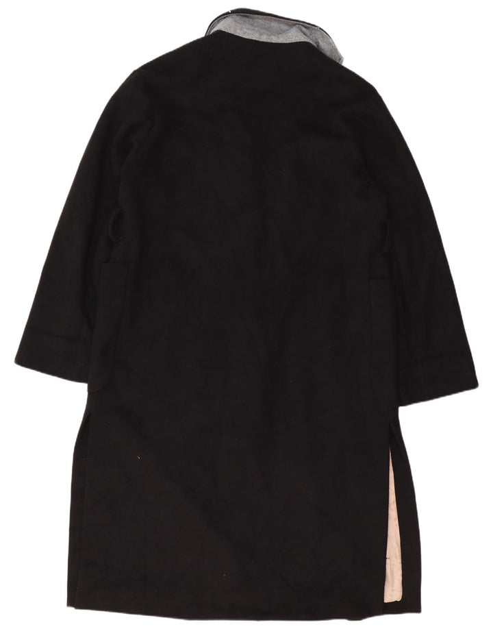 Prive Womens Open Oversized Overcoat IT 42 Medium Black