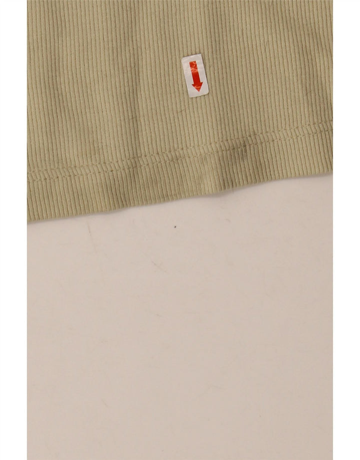 CHAMPION Mens Top Long Sleeve Large Beige Cotton