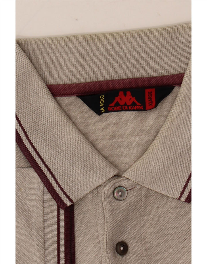 Kappa Mens Polo Shirt XL Grey