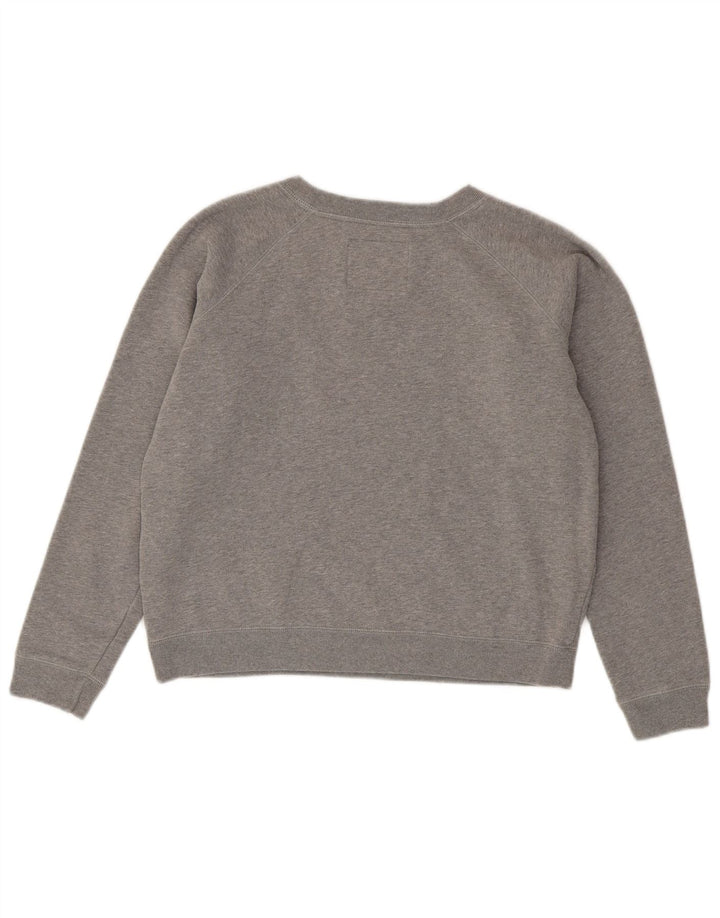 Damski sweter oversize Jack Wills UK 10, mały, szary, bawełniany