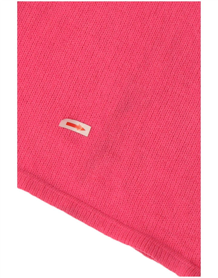 Zara Womens Knit Sundress UK 12 Medium Pink Polyester