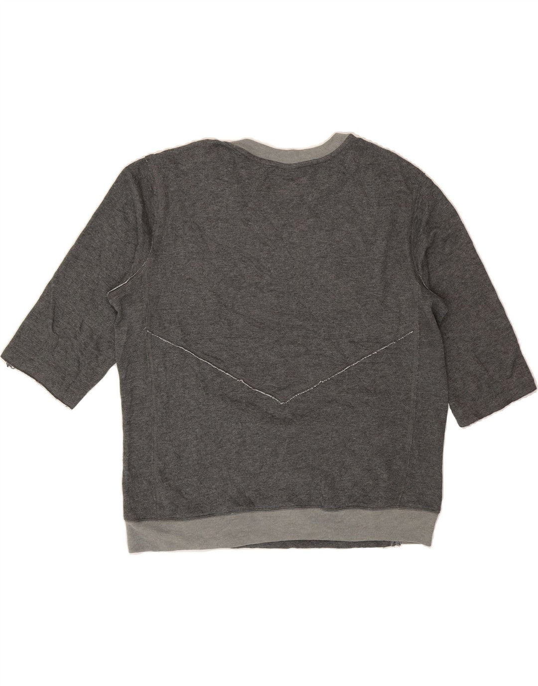 NIKE Womens Dri Fit Oversized Sweatshirt Jumper UK 16 Large Grey Vintage Nike and Second-Hand Nike from Messina Hembry 