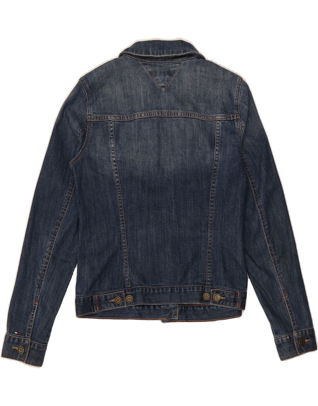 TOMMY HILFIGER Womens Denim Jacket UK 10 Small Blue Cotton Vintage Tommy Hilfiger and Second-Hand Tommy Hilfiger from Messina Hembry 