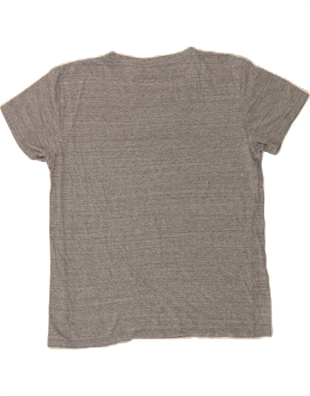 LEVI'S Womens Graphic T-Shirt Top UK 12 Medium Grey Cotton Vintage Levi's and Second-Hand Levi's from Messina Hembry 