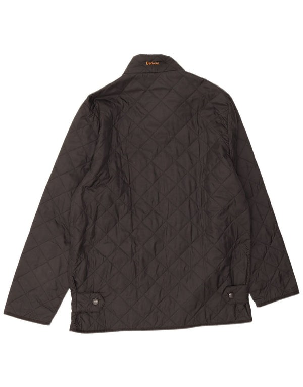 Barbour Herre quiltet jakke UK 38 Medium Sort Polyamid