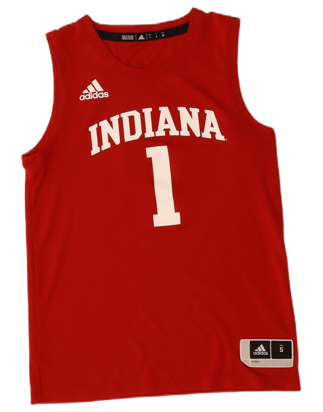 ADIDAS Herre Indiana Grafisk Vest Top Lille Rød Polyester