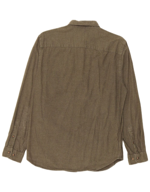 Jack & Jones Herre Flanelskjorte Medium Khaki Bomuld