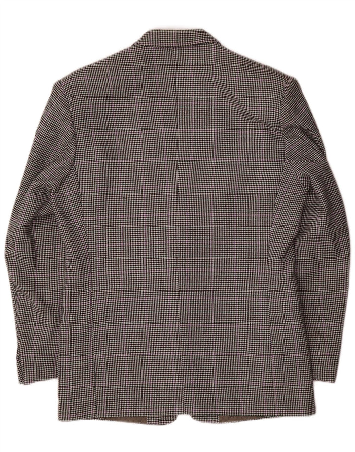 Borsalino Herre 2-knaps blazerjakke UK 38 Medium Flerfarvet Plettet