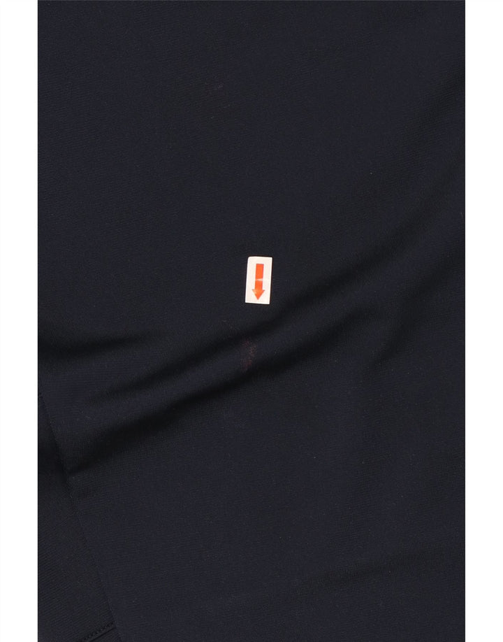 ADIDAS Mens Tracksuit Trousers Medium  Navy Blue Polyester