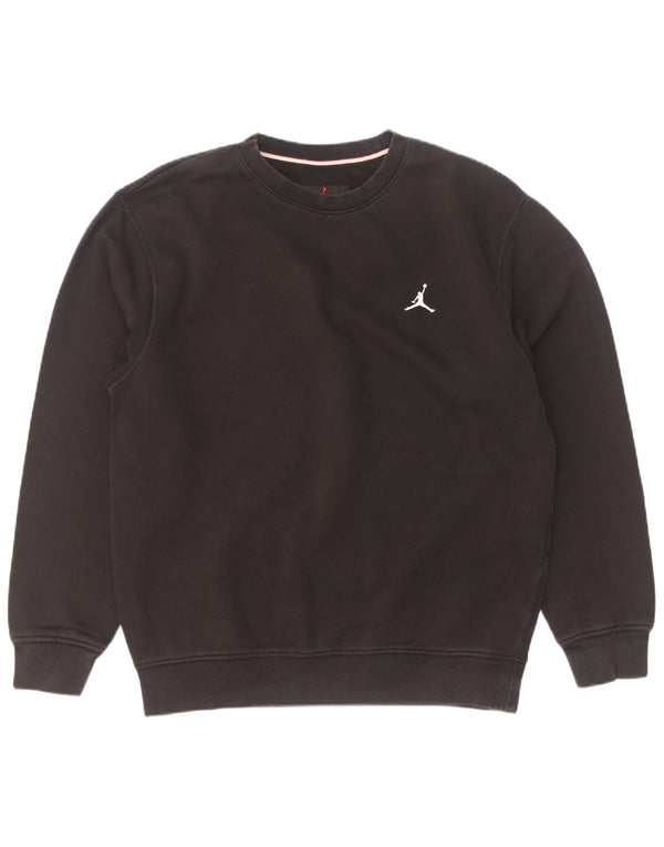 Jordan Sweat-shirt pour homme en coton noir Taille S