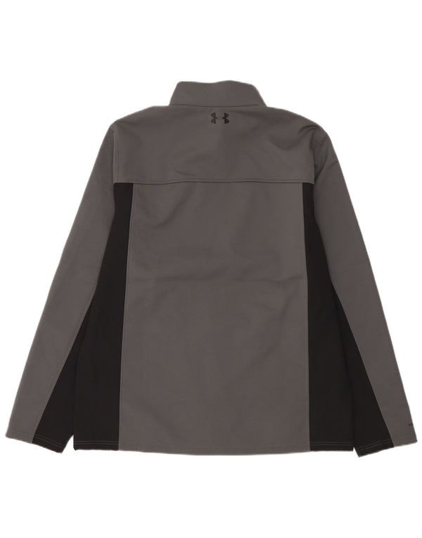 Giacca da tuta da uomo Under Armour XL Poliestere geometrico grigio