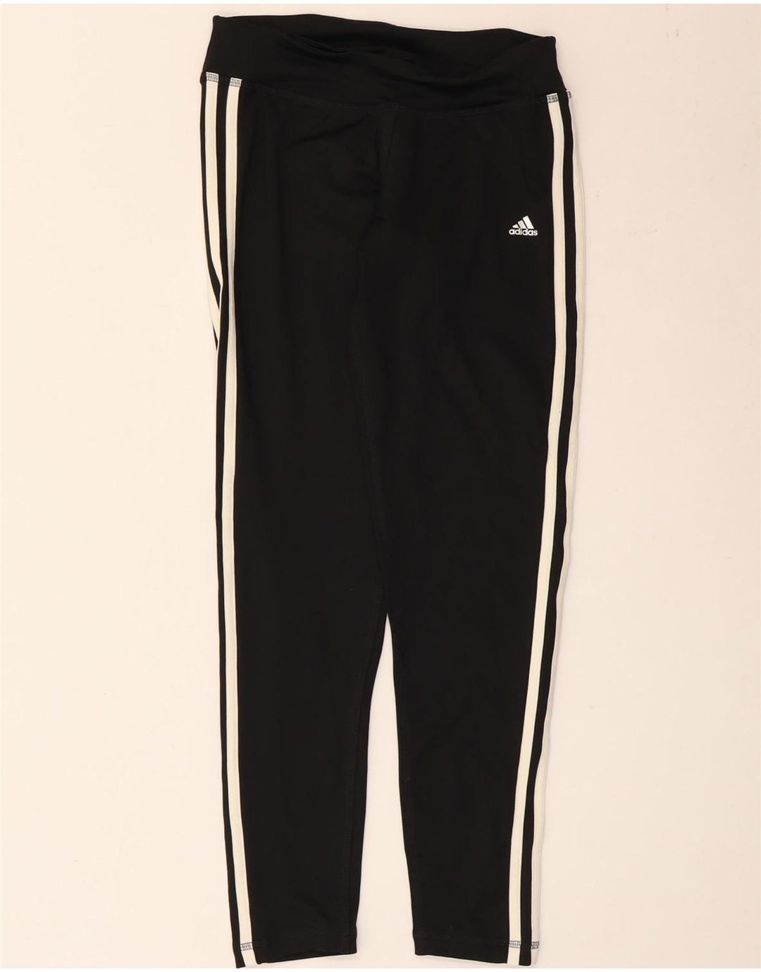 Leggings Adidas Climalite da donna UK 8/10 Piccolo poliestere nero