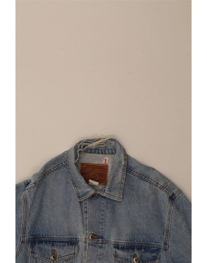 ROY ROGERS Veste en jean pour homme UK 38 Bleu moyen