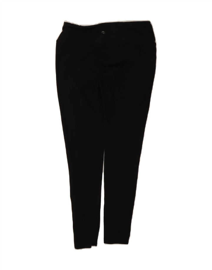 ATHLETA Womens Leggings UK 12 Medium  Black Nylon Vintage Athleta and Second-Hand Athleta from Messina Hembry 