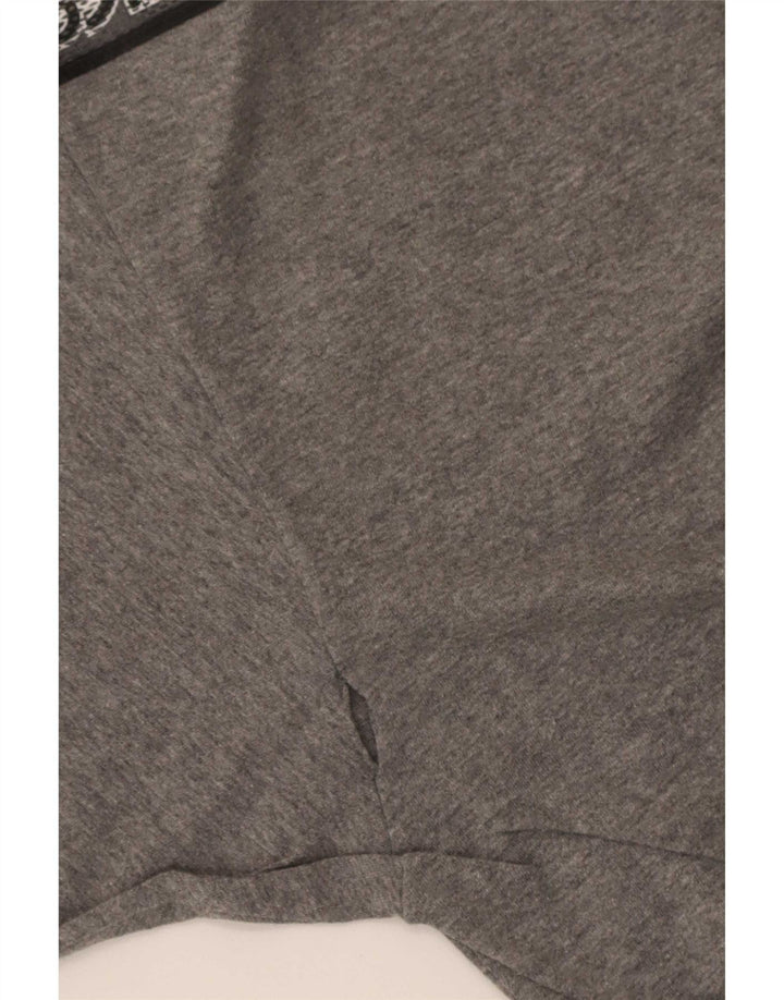 Asics Herre grafisk T-shirt Top Medium Grey Flecked Bomuld