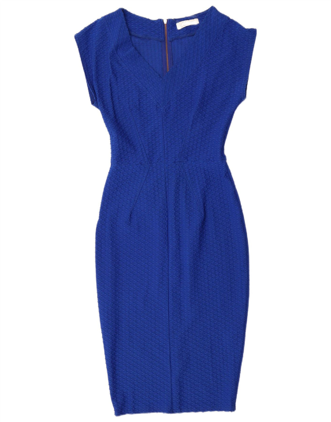 CLOSET Womens Bodycon Dress UK 10 Small  Blue Polyester