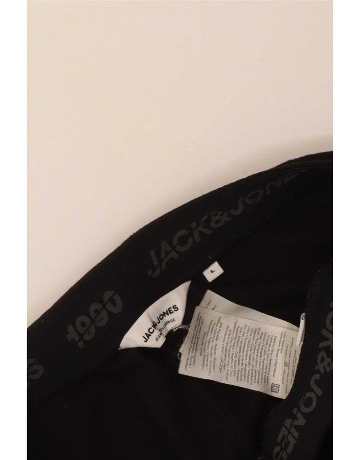 Jack & Jones Pantalon de Survêtement Homme Joggers Large Noir Polyester