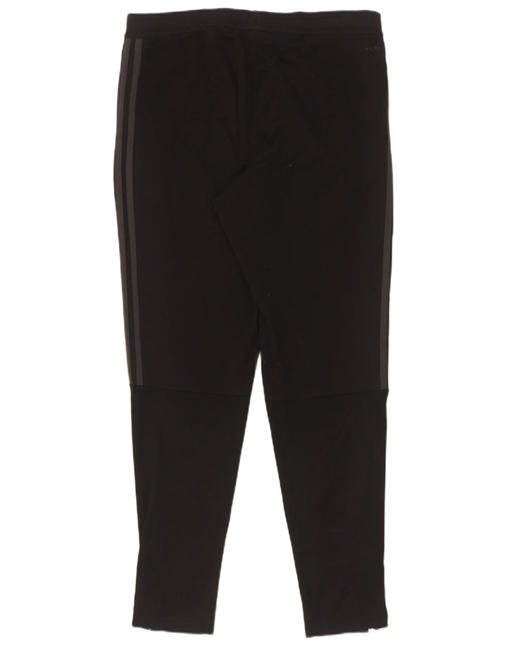 Adidas Mens Climalite Tracksuit Trousers Medium Black Polyester