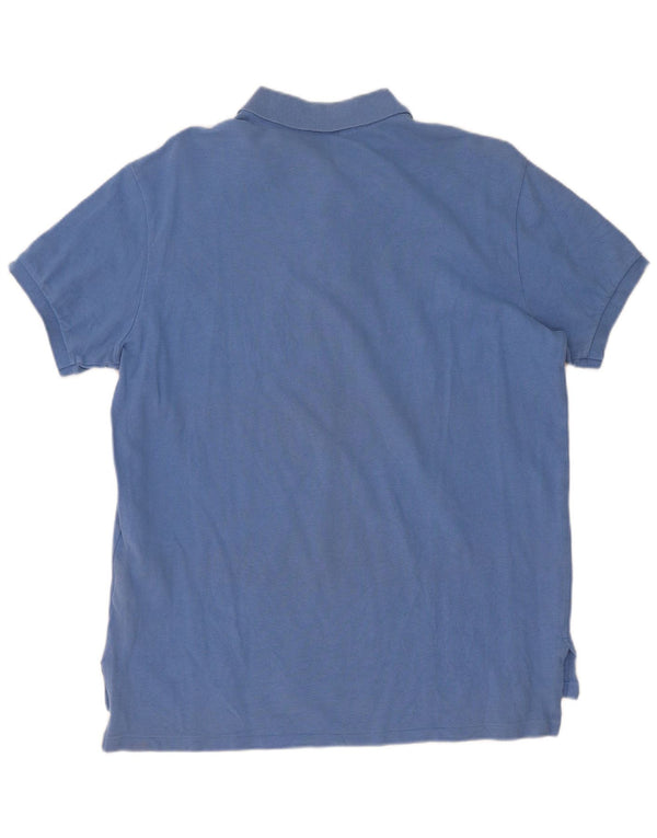 Polo Ralph Lauren Mens Custom Fit Polo Shirt Large Blue Cotton