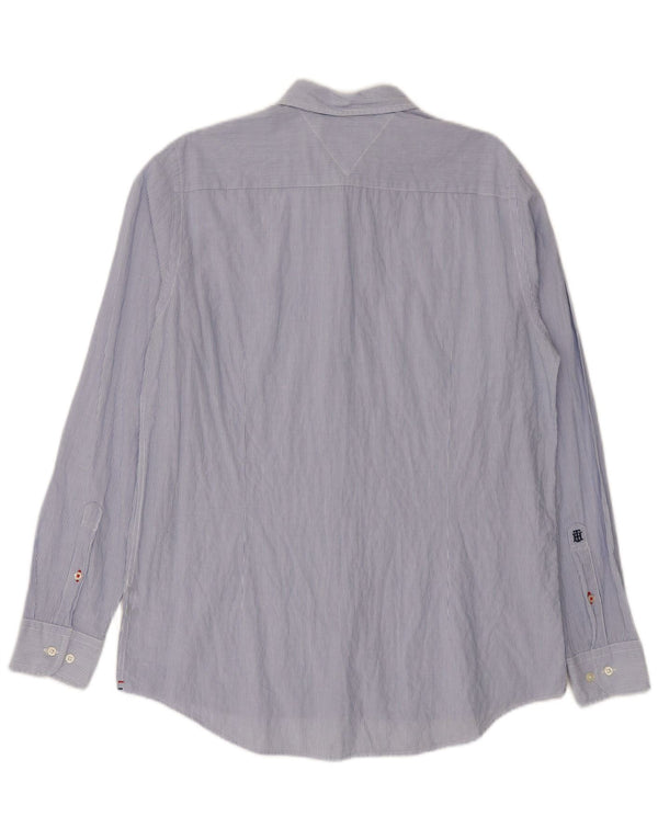 Cămașă pentru bărbați Tommy Hilfiger Slim Fit XL cu dungi albastre