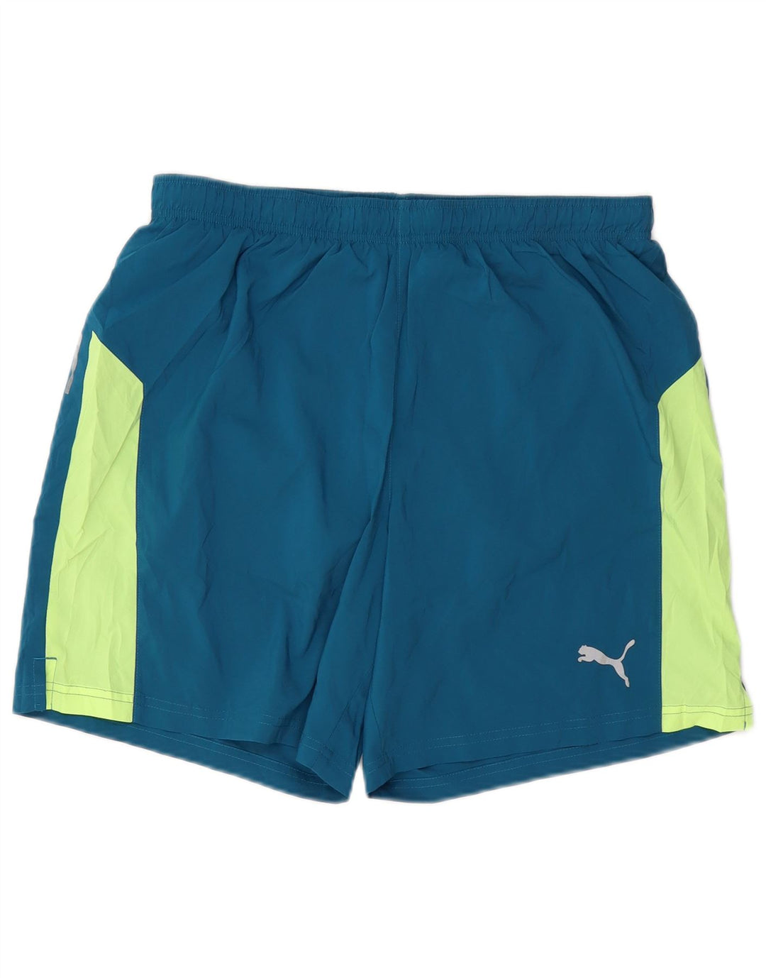 PUMA Mens Sport Shorts Large  Blue Colourblock