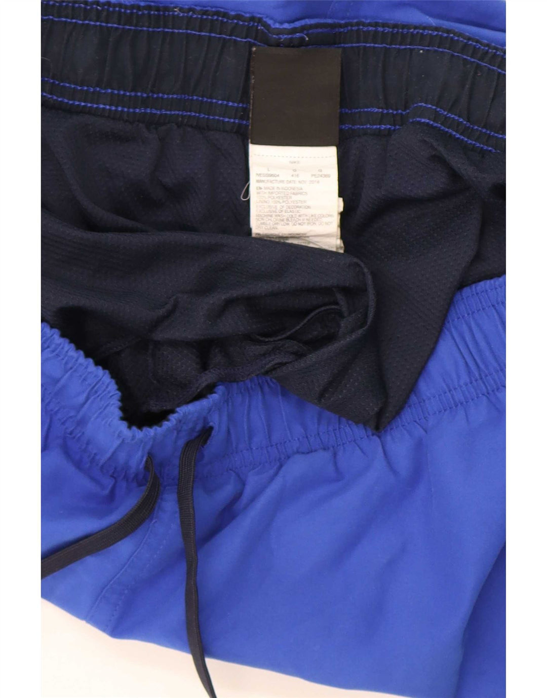 Pantaloni scurți sport grafic Nike pentru bărbați, mari, albastru, poliester