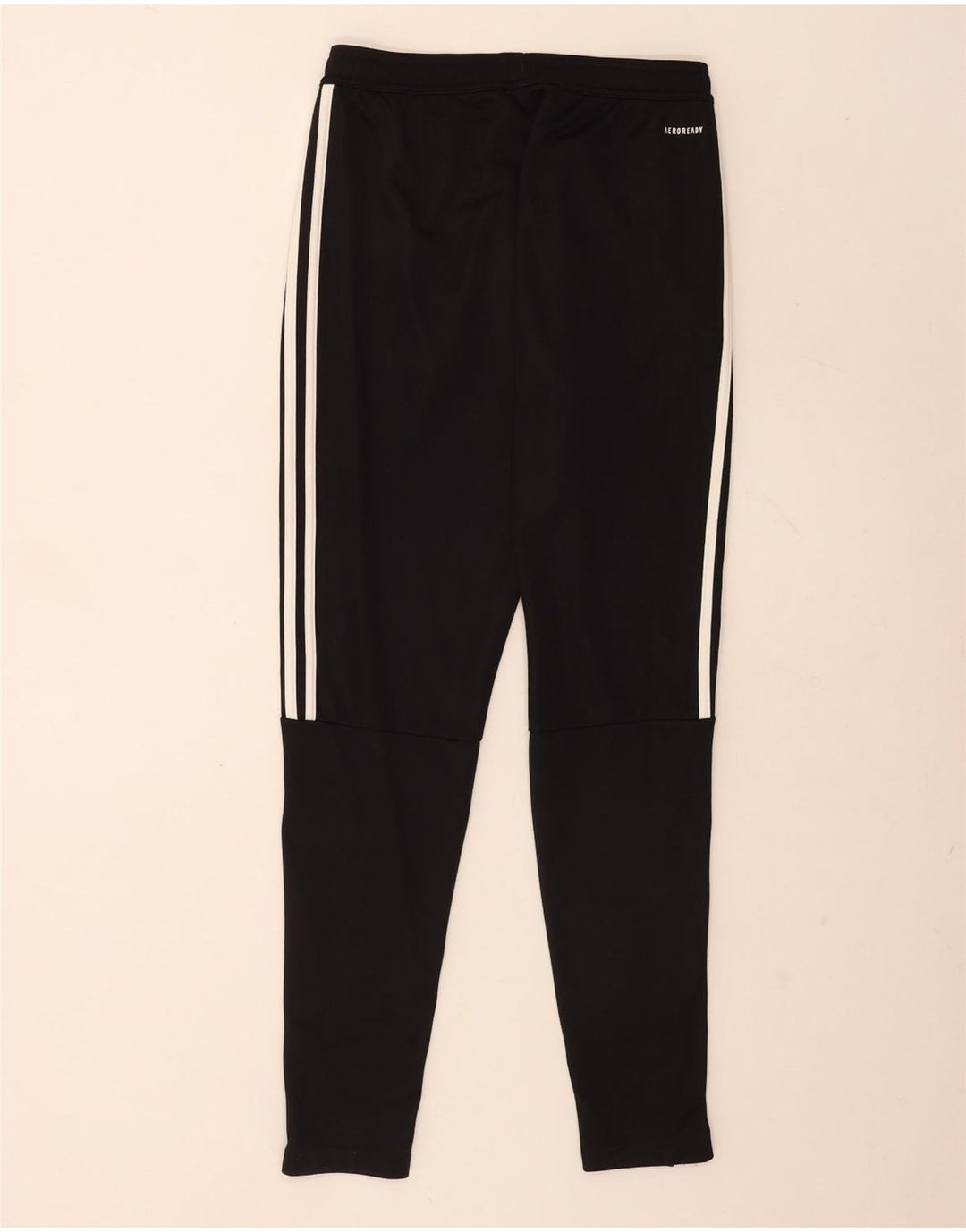 Adidas Mens Aeroready Tracksuit Trousers Small Black Polyester