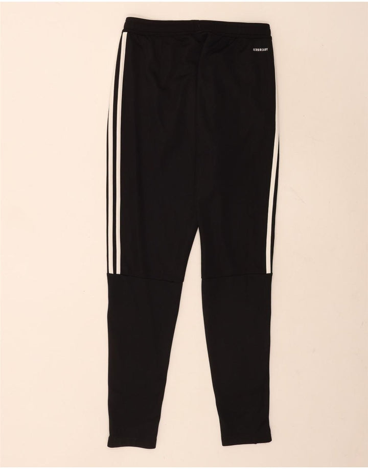 Adidas Mens Aeroready Tracksuit Trousers Small Black Polyester