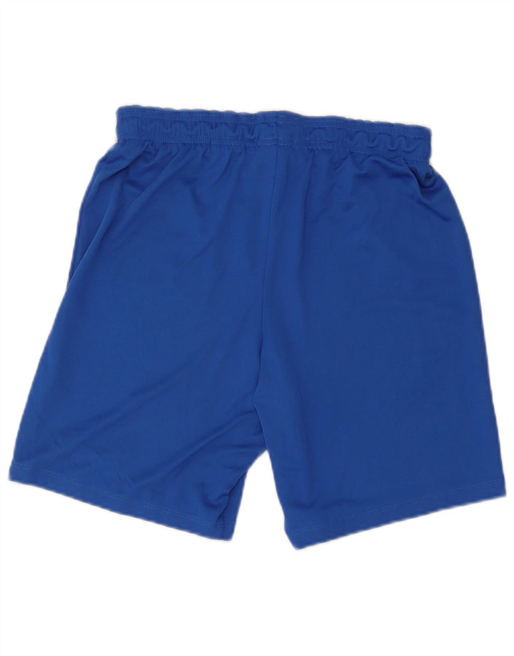 Nike Womens Dri Fit Sport Shorts UK 14 Medium Blue Polyester
