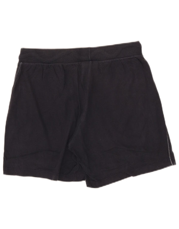 Champion Womens Easy Fit Sport Shorts UK 14 Medium Navy Blue Cotton