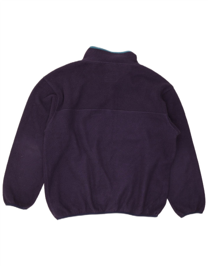 Murphy & Nye Herre Button Neck Fleece Jumper 2XL Navy Blue
