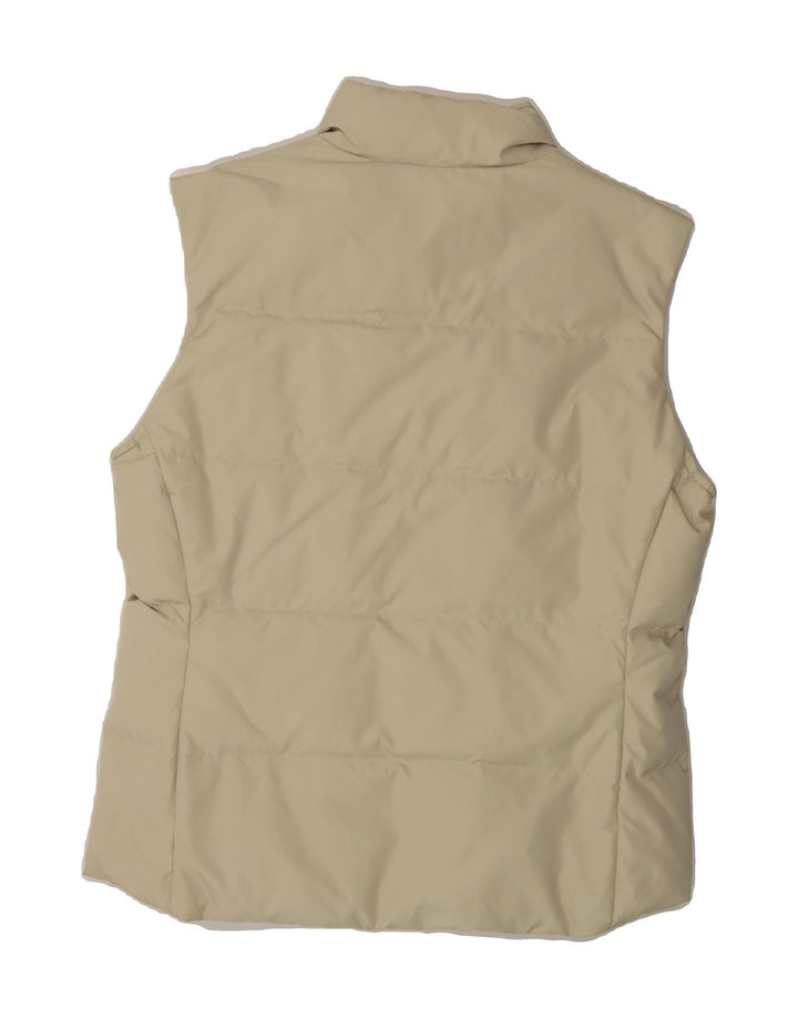 CHAMPION Womens Padded Gilet UK 18 XL Beige Polyester Vintage Champion and Second-Hand Champion from Messina Hembry 
