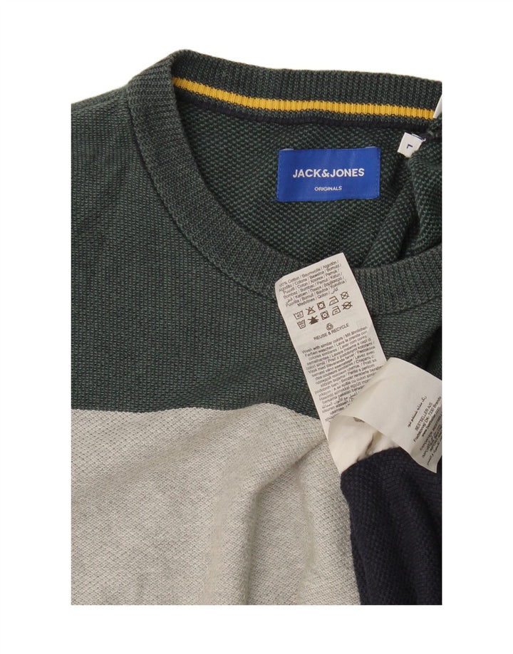 Jack & Jones herre top langærmet stor flerfarvet stribet bomuld