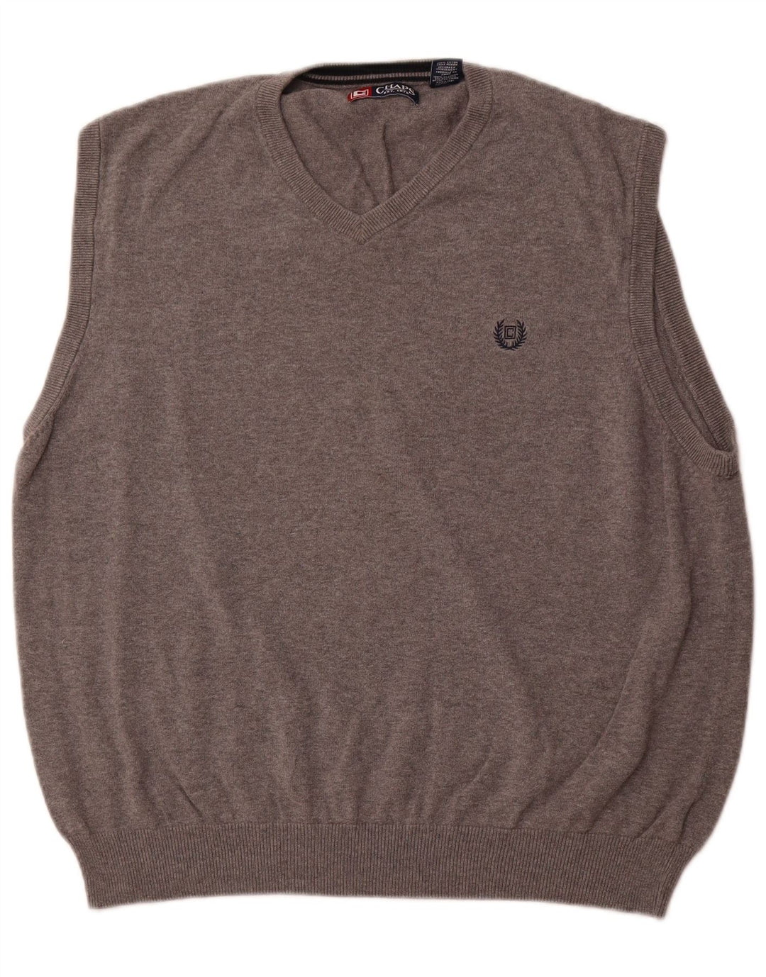CHAPS Mens Vest Tank Top 2XL Bumbac Gri
