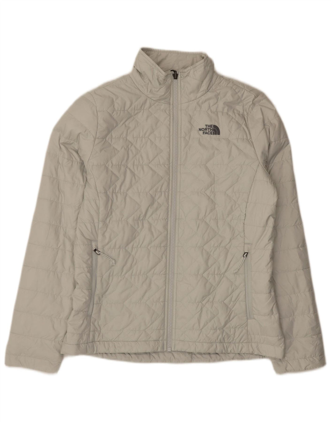 Женская стеганая куртка The North Face UK 14, средний бежевый полиэстер