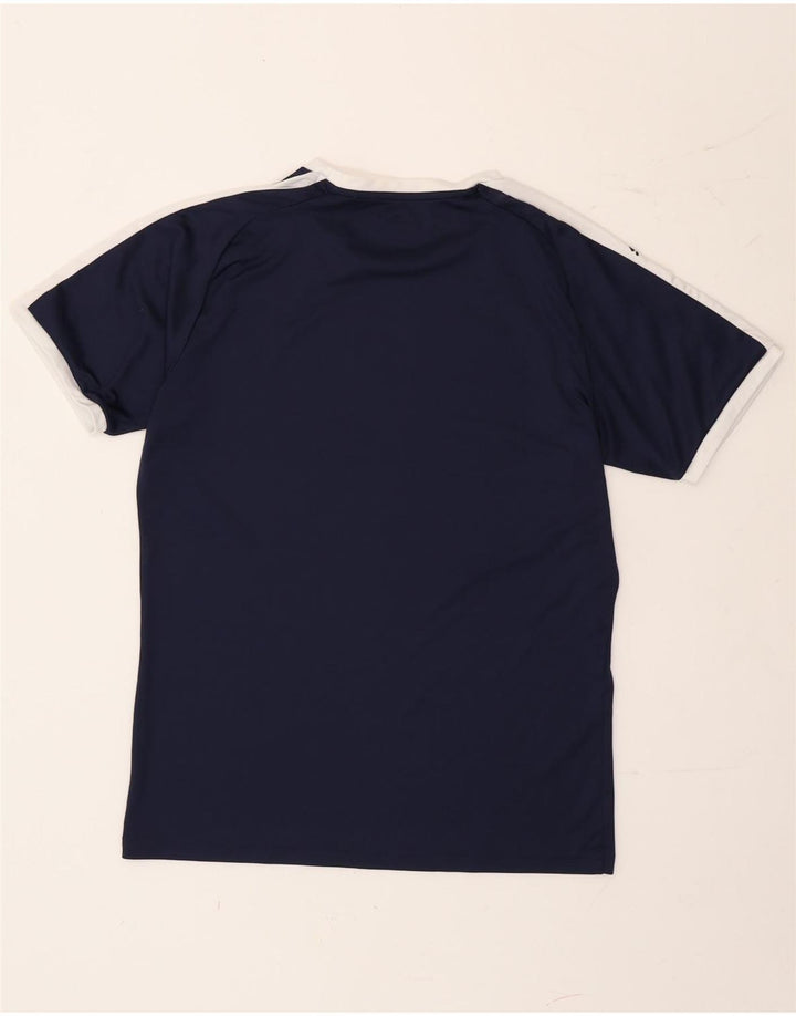 Puma Mens T-Shirt Top Small Navy Blue Colourblock