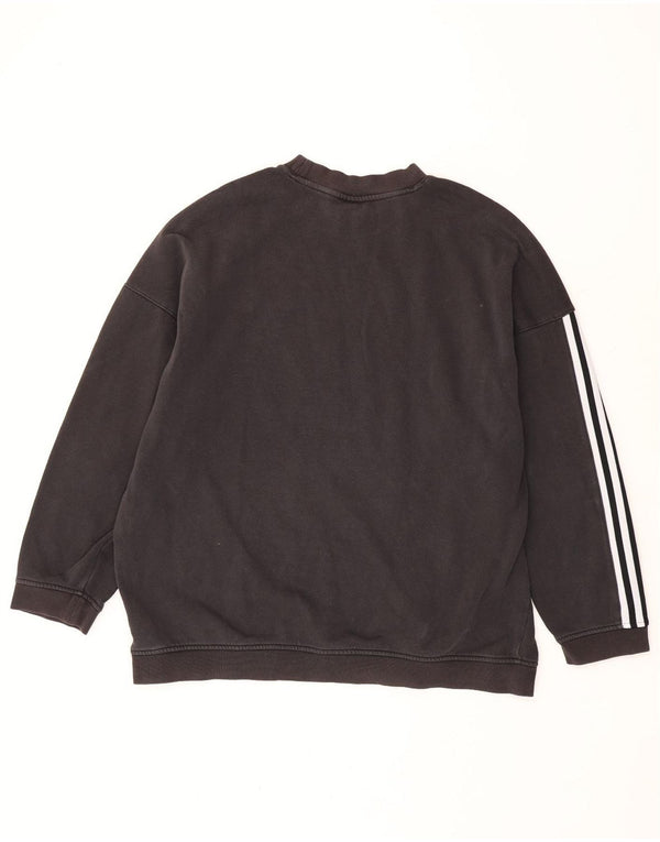 Adidas Graphic Sweatshirt Jumper XL sort bomuld