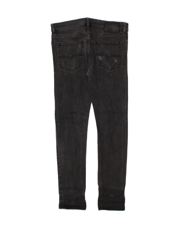DIESEL Mens Slim Jeans W32 L32 Black Cotton
