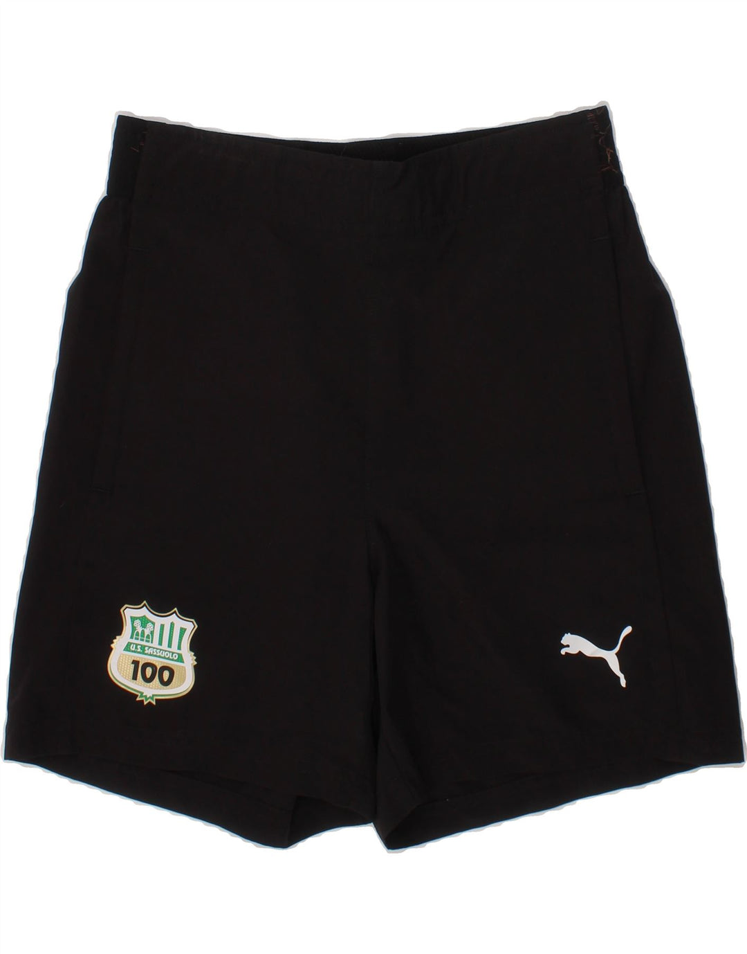 PUMA Boys Sport Shorts 11-12 Years  Black Polyester Vintage Puma and Second-Hand Puma from Messina Hembry 