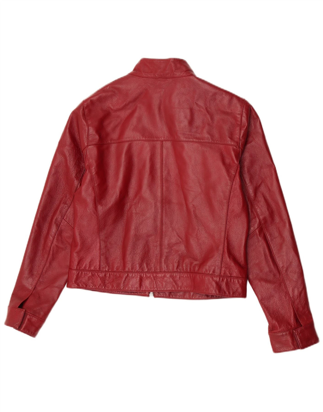Giacca in pelle da donna HELLINE UK 12 Pelle rossa media