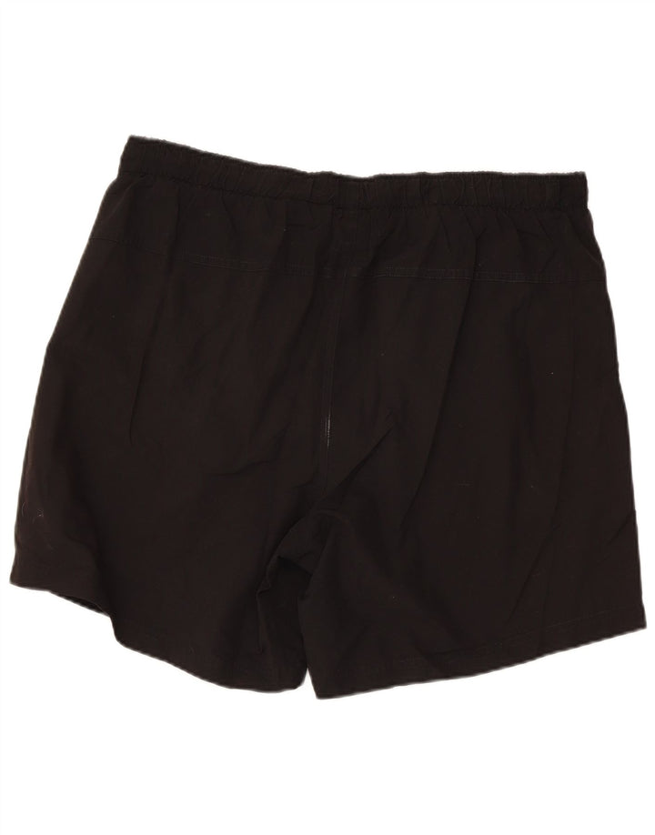 Pantaloncini sportivi da uomo Puma Large neri in poliestere color block