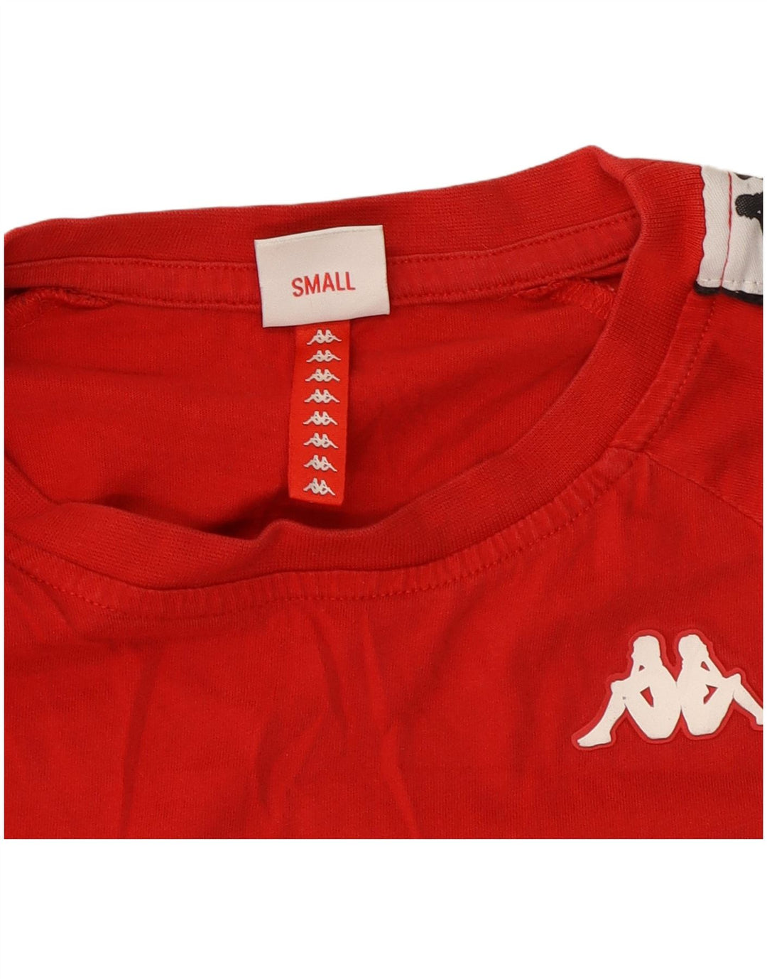 Kappa Mens Graphic T-Shirt Top Small Red Colourblock