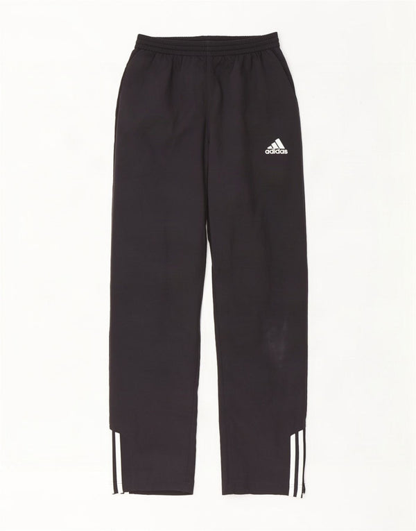 Adidas Mens Tracksuit Trousers UK 36/38 Small Black Polyester