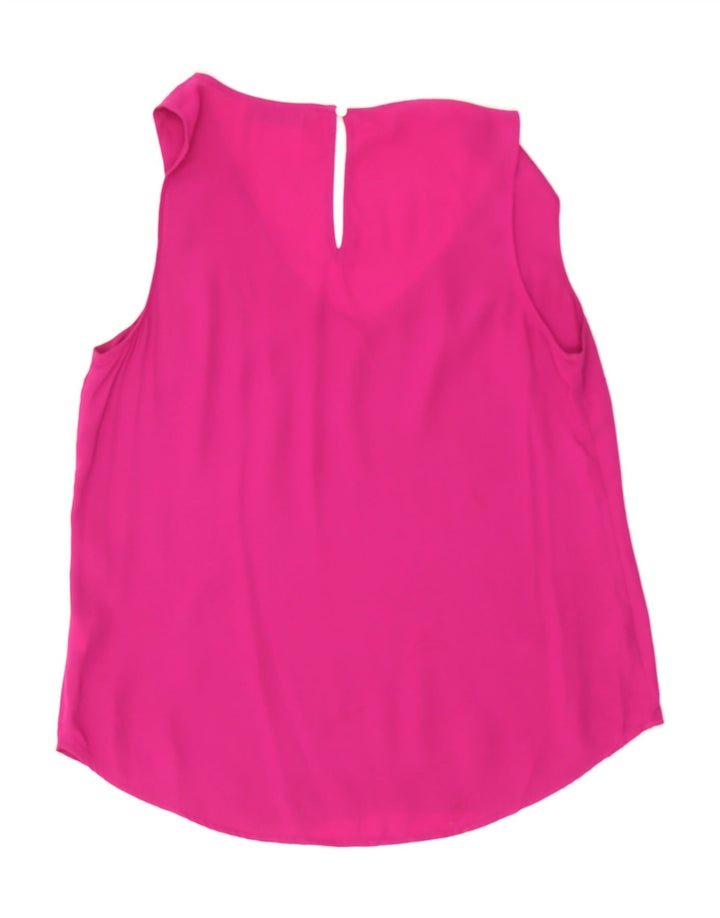OASIS Womens Sleeveless Blouse Top UK 14 Medium Pink Polyester Vintage Oasis and Second-Hand Oasis from Messina Hembry 