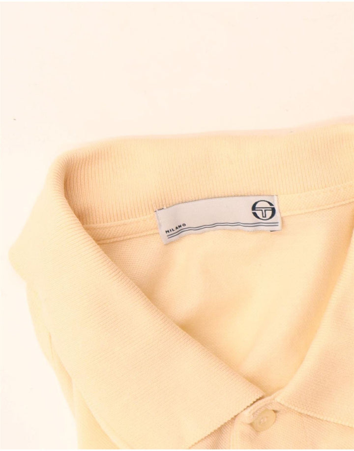 Sergio Tacchini Mens Polo Shirt Large Yellow